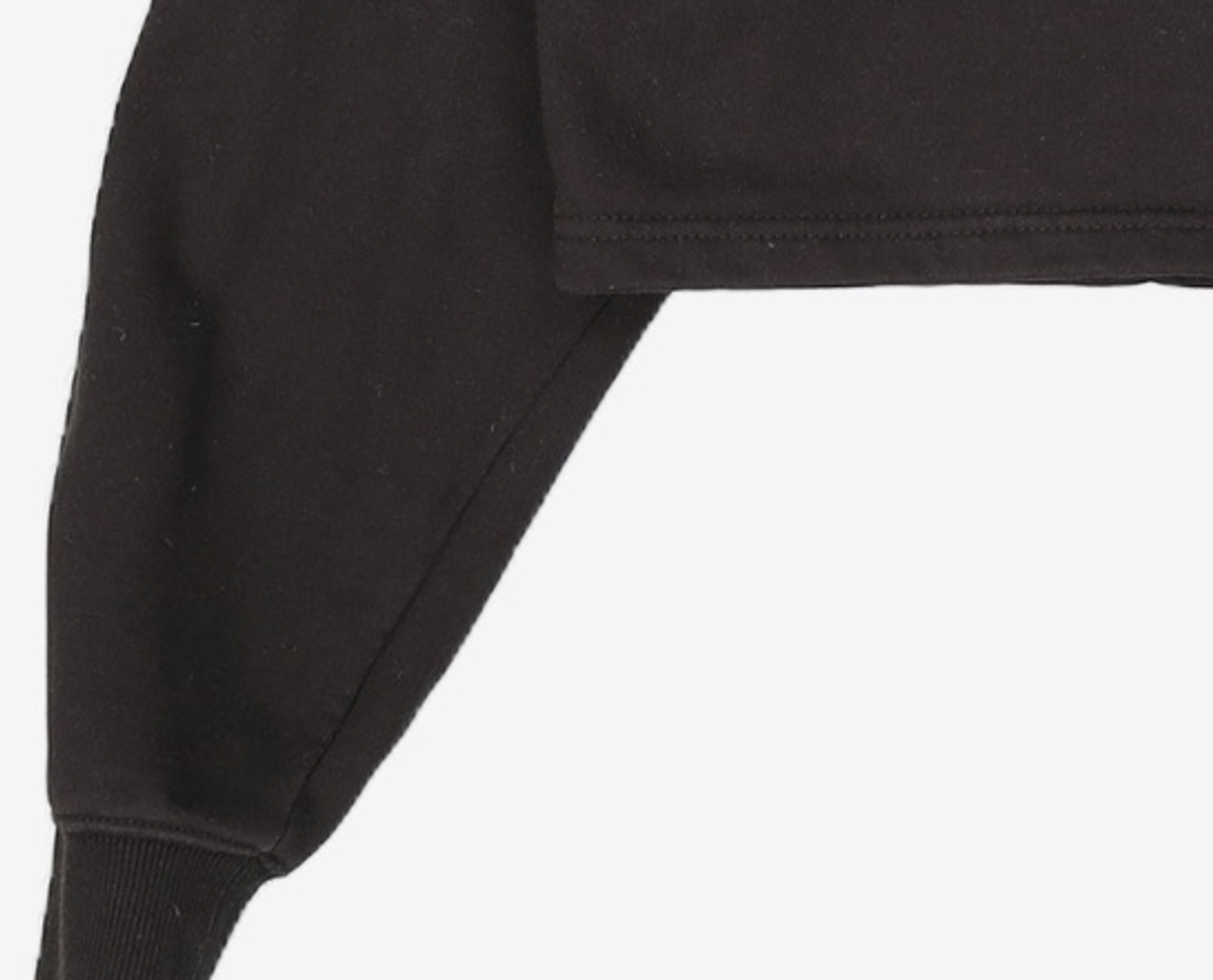클로티(CLOTTY) ARCH LOGO CROP SWEAT-SHIRT BLACK(CY2BSFM445A) XL