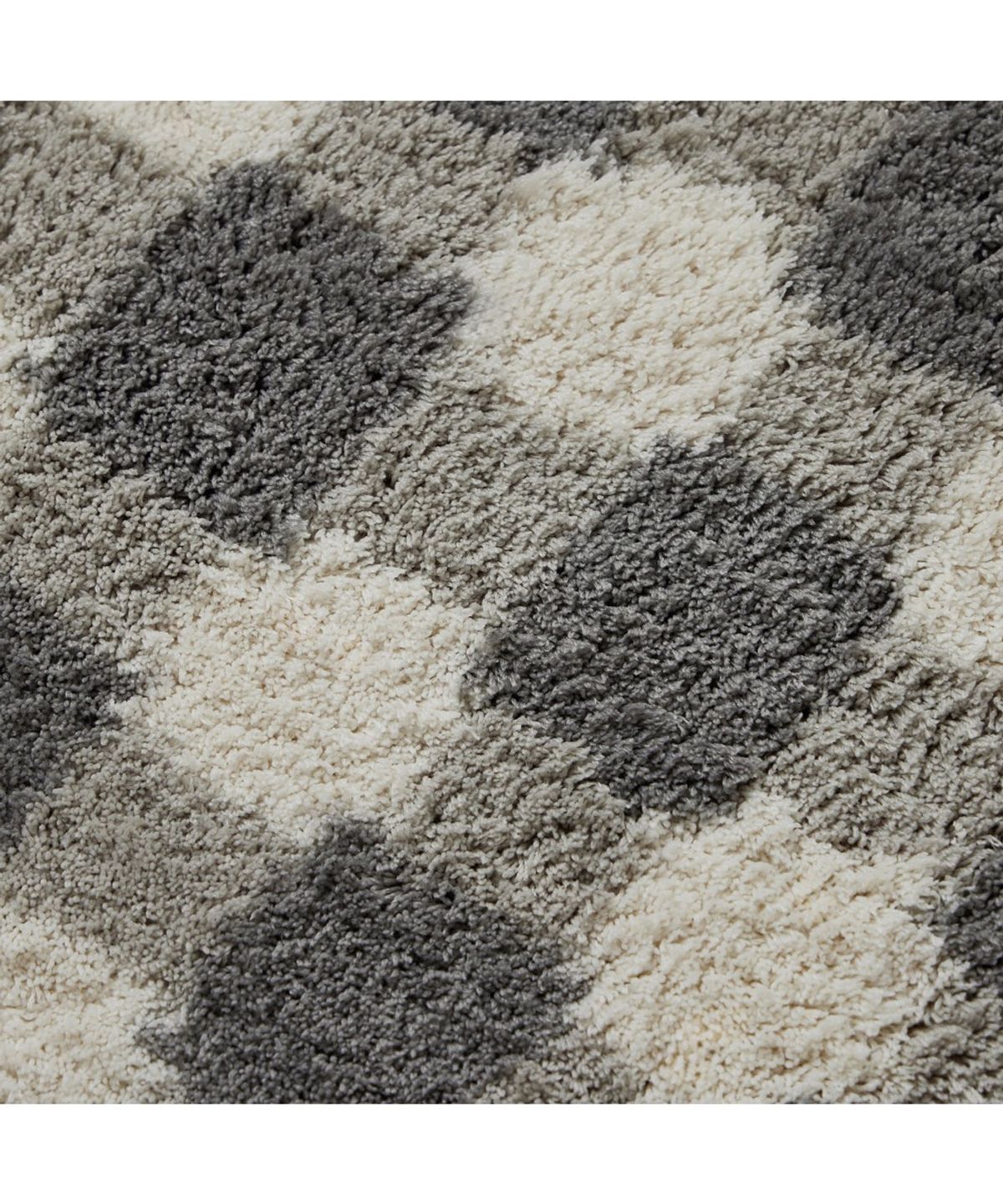 자주(JAJU) 체크블럭 소프트 터프팅 매트120x40cm 웜그레이