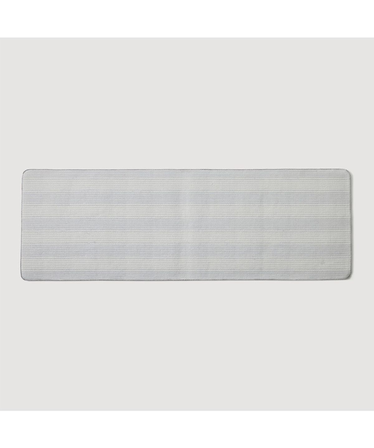 자주(JAJU) 체크블럭 소프트 터프팅 매트120x40cm 웜그레이