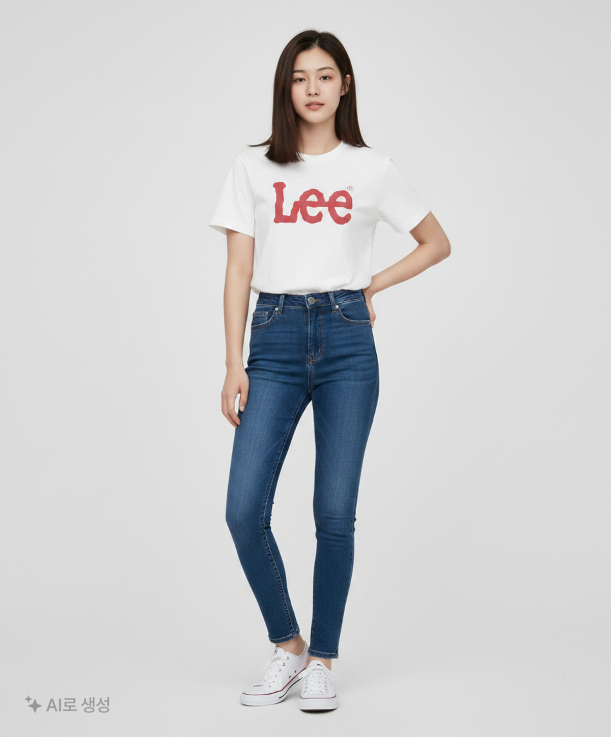 리(LEE) 반소매 티셔츠 M