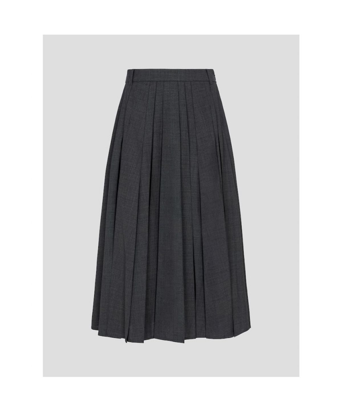 빈폴 레이디스(BEANPOLE LADIES) 울폴리 플리츠 스커트  애쉬 (BF6827C514)