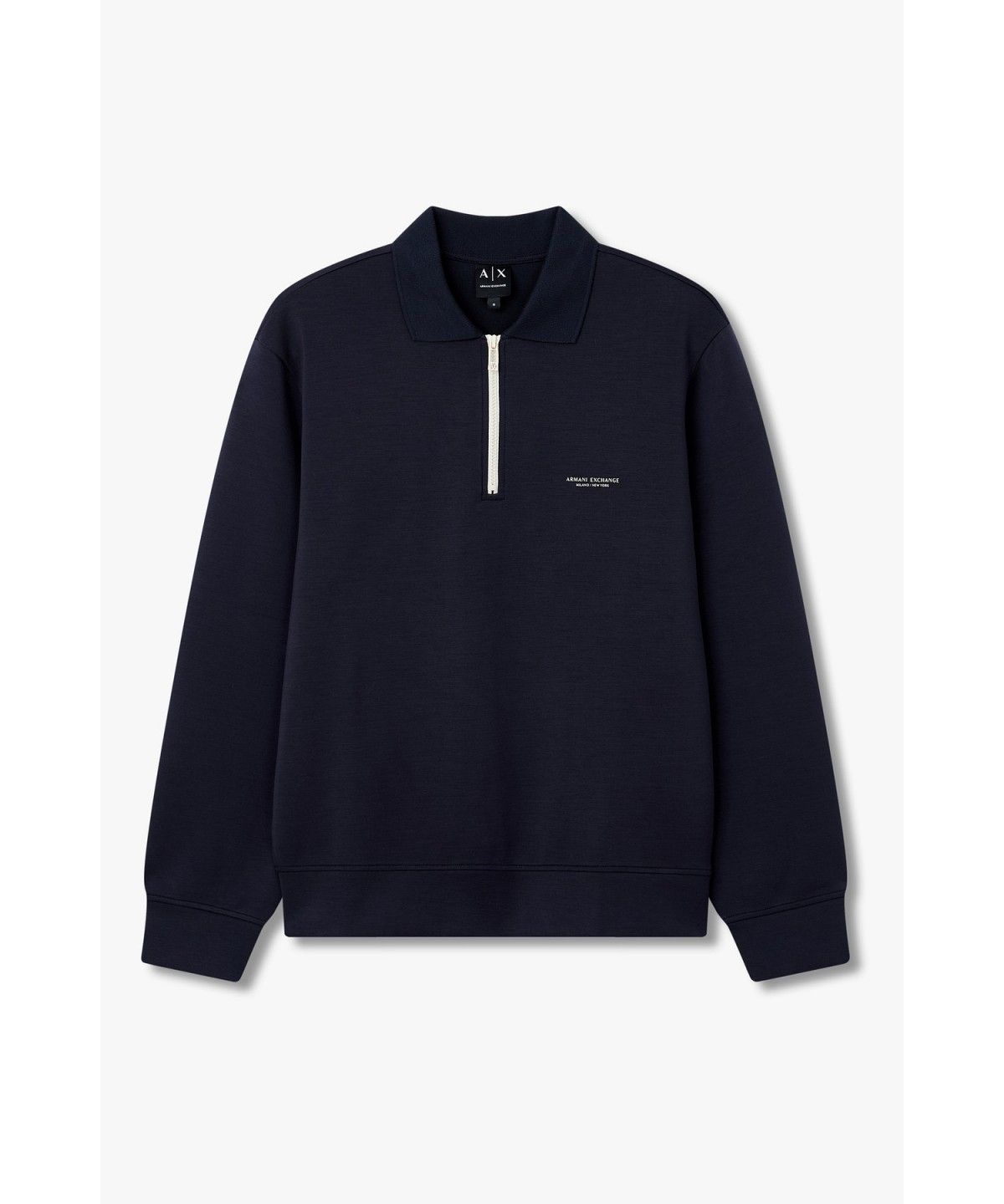 아르마니 익스체인지(ARMANI EXCHANGE) 남성 로고 스트레치 스웨트셔츠 _다크 네이비 A416331011