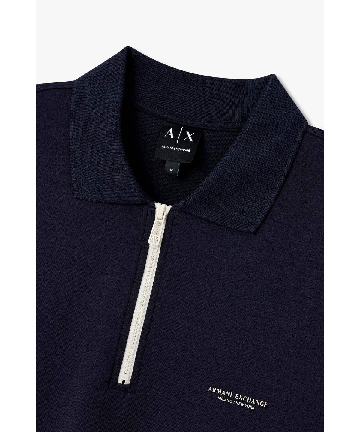 아르마니 익스체인지(ARMANI EXCHANGE) 남성 로고 스트레치 스웨트셔츠 _다크 네이비 A416331011