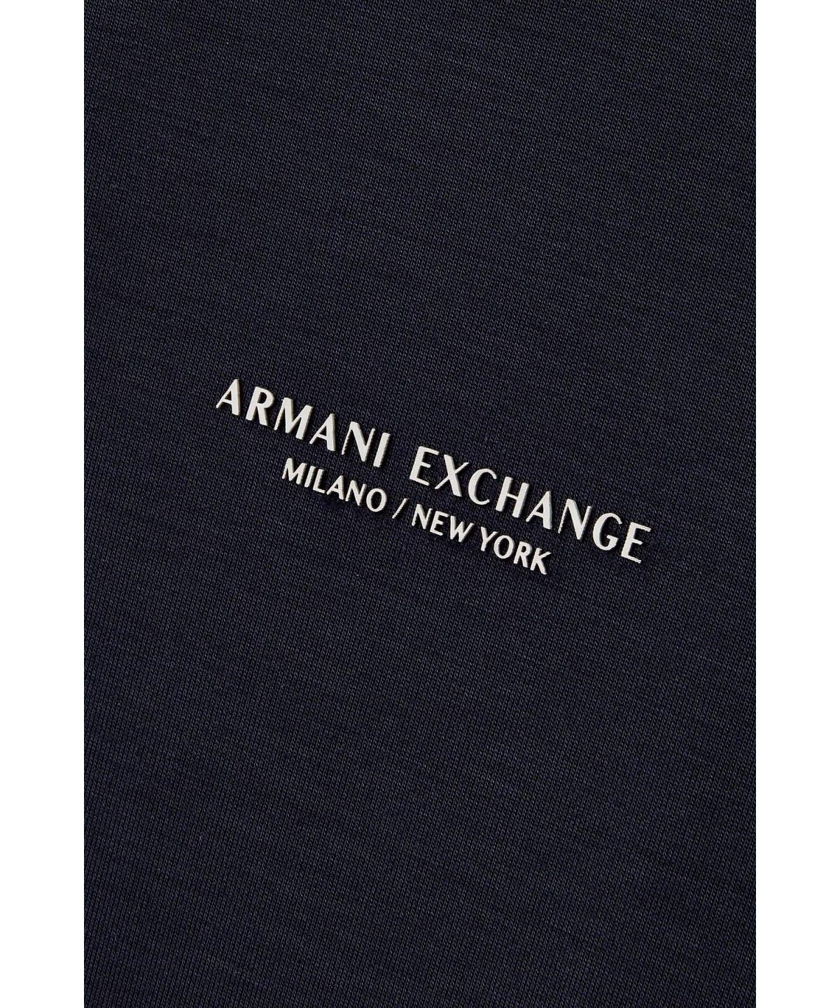 아르마니 익스체인지(ARMANI EXCHANGE) 남성 로고 스트레치 스웨트셔츠 _다크 네이비 A416331011