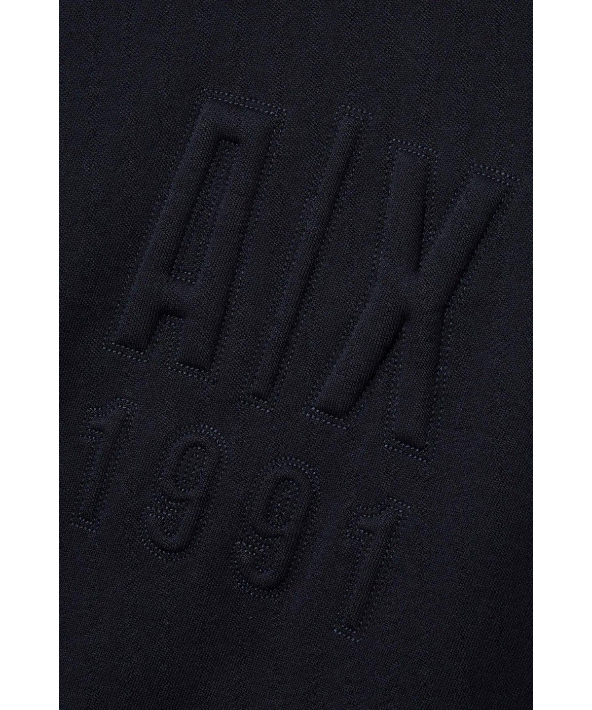 아르마니 익스체인지(ARMANI EXCHANGE) 남성 엠보싱 로고 크루넥 스웨트셔츠 _다크 네이비 A416331002