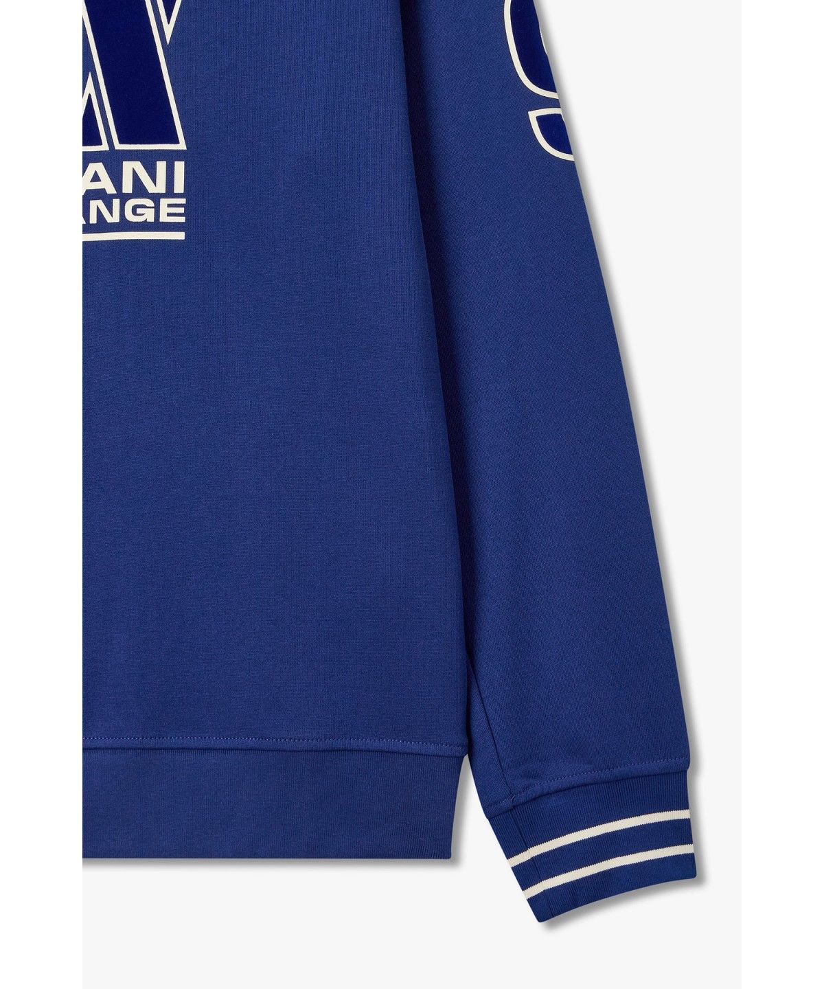 아르마니 익스체인지(ARMANI EXCHANGE) 남성 플록 그래픽 스웨트셔츠_블루 A416331004
