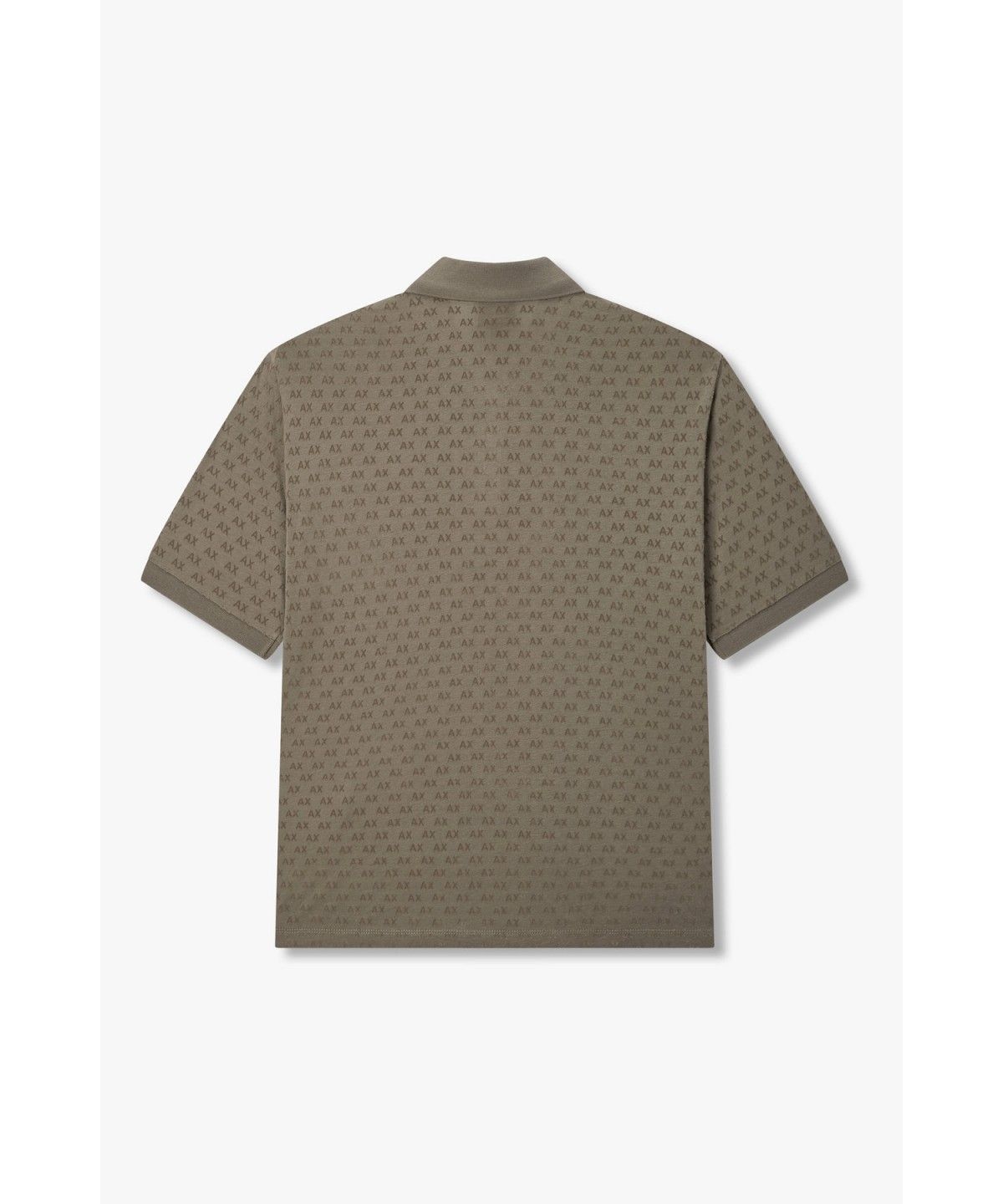 아르마니 익스체인지(ARMANI EXCHANGE) 남성 플록 로고 폴로 셔츠_토프 A416331015