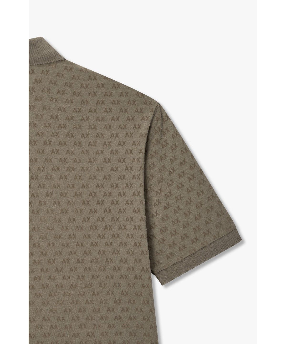 아르마니 익스체인지(ARMANI EXCHANGE) 남성 플록 로고 폴로 셔츠_토프 A416331015