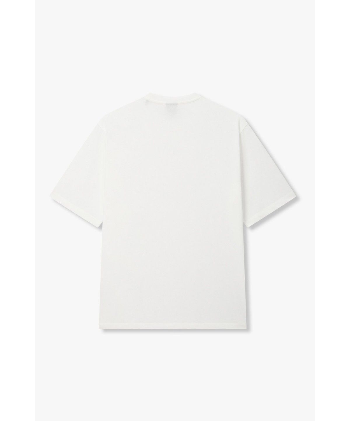 아르마니 익스체인지(ARMANI EXCHANGE) 남성 미니 로고 크루넥 티셔츠 _오프 화이트 A416330010