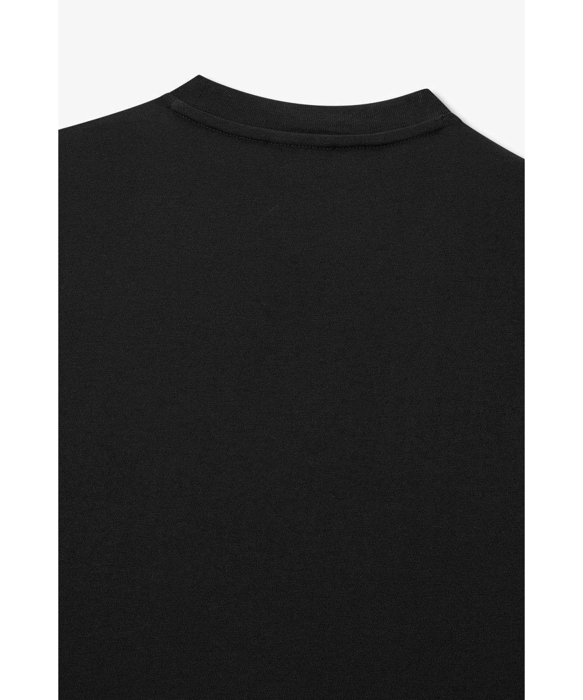 아르마니 익스체인지(ARMANI EXCHANGE) 남성 미니 로고 크루넥 티셔츠 _블랙 A416330009
