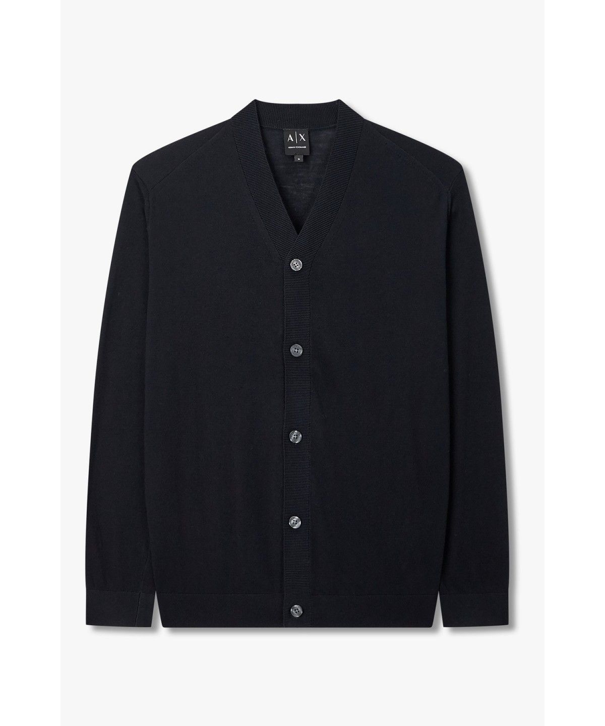 아르마니 익스체인지(ARMANI EXCHANGE) 남성 리오셀 블렌드 브이넥 가디건 _다크 네이비 A416332017