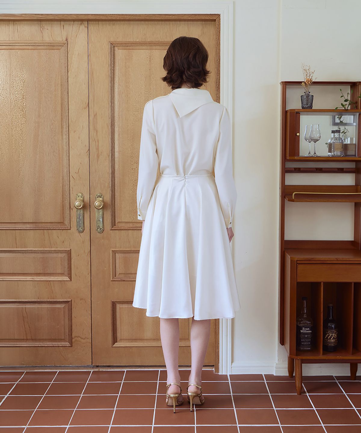 아이스가든에이오공팔(ICE GARDEN A.508) Midi Flare Skirt