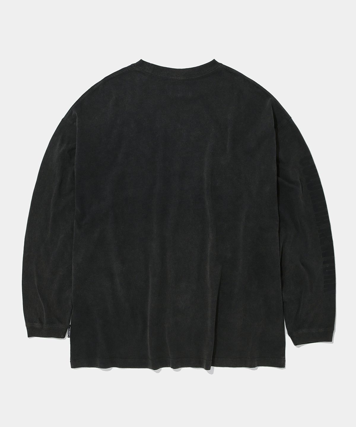 컬럼비아 유니버시티(COLUMBIA UNIVERSITY) CU SQUARE LOGO DYED L/S T-SHIRT_CHARCOAL
