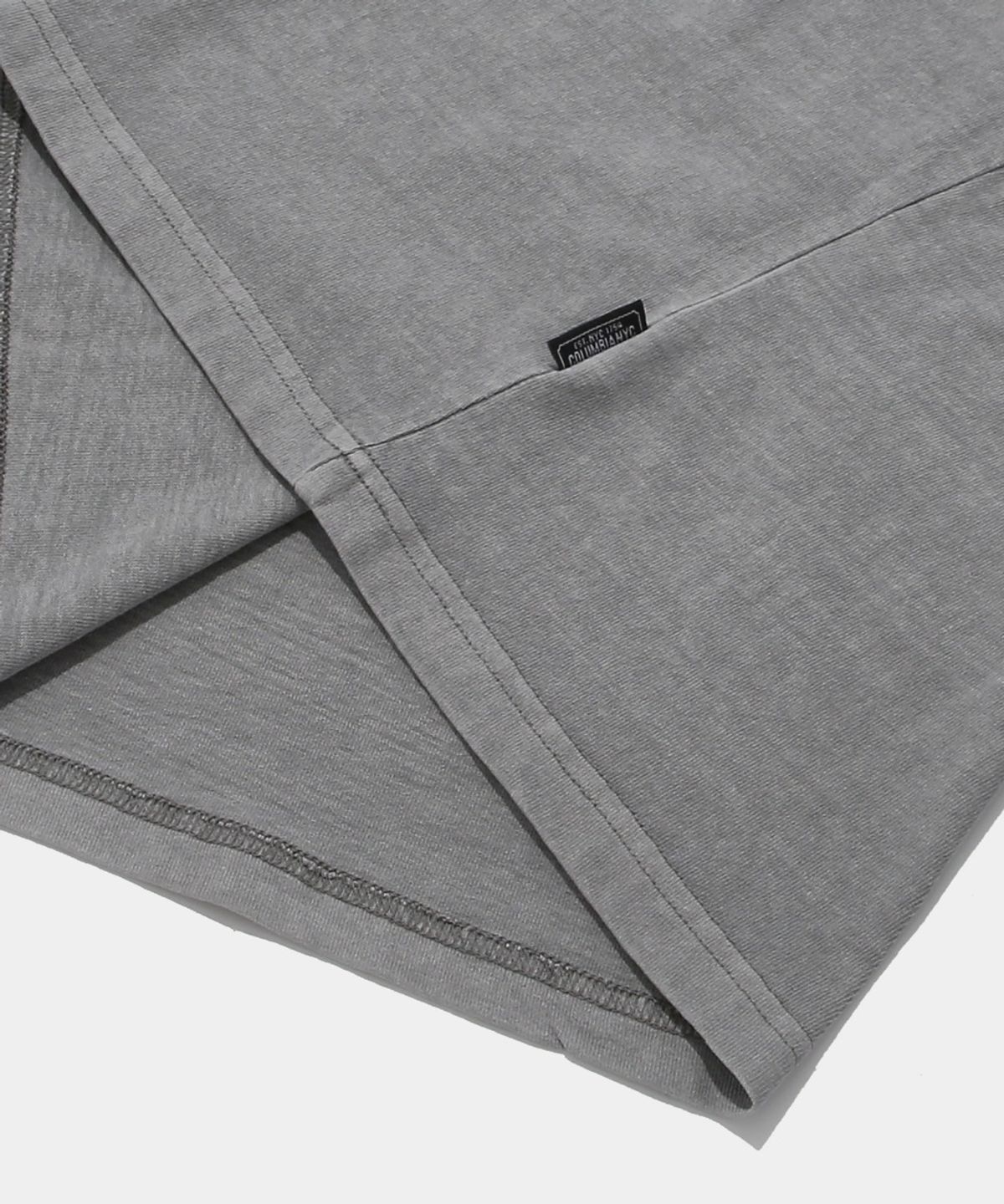 컬럼비아 유니버시티(COLUMBIA UNIVERSITY) CU SQUARE LOGO DYED L/S T-SHIRT_GRAY