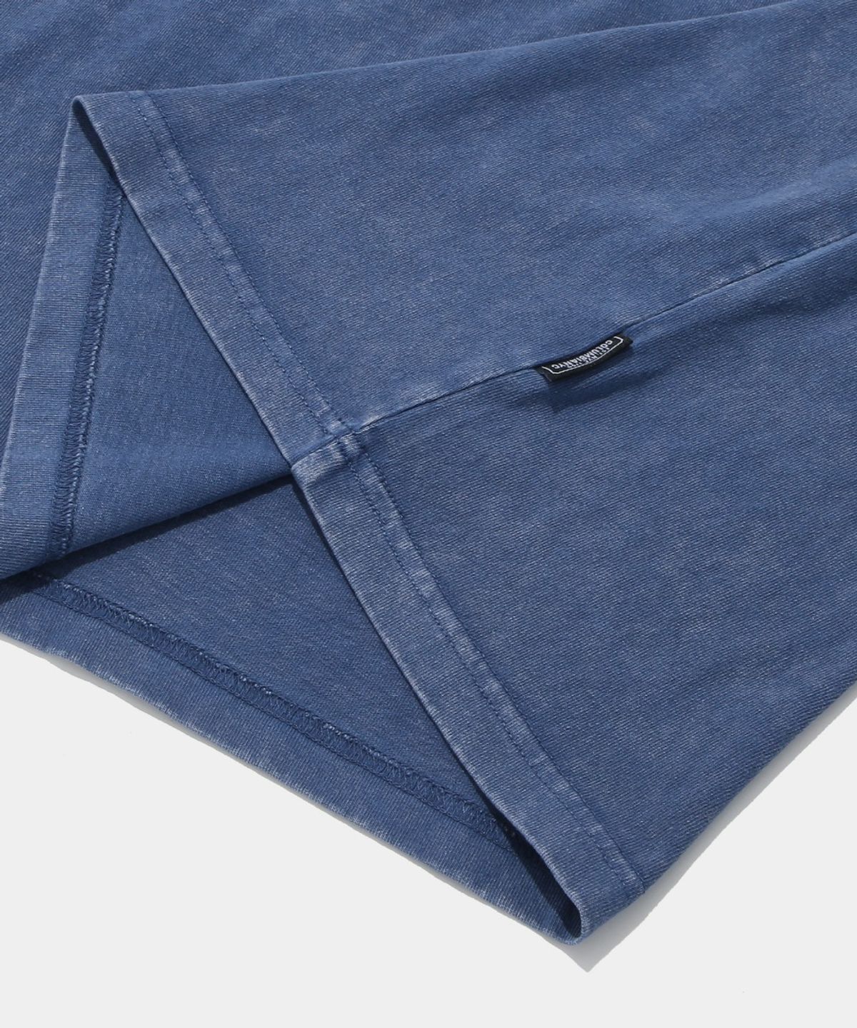 컬럼비아 유니버시티(COLUMBIA UNIVERSITY) CU SQUARE LOGO DYED L/S T-SHIRT_BLUE
