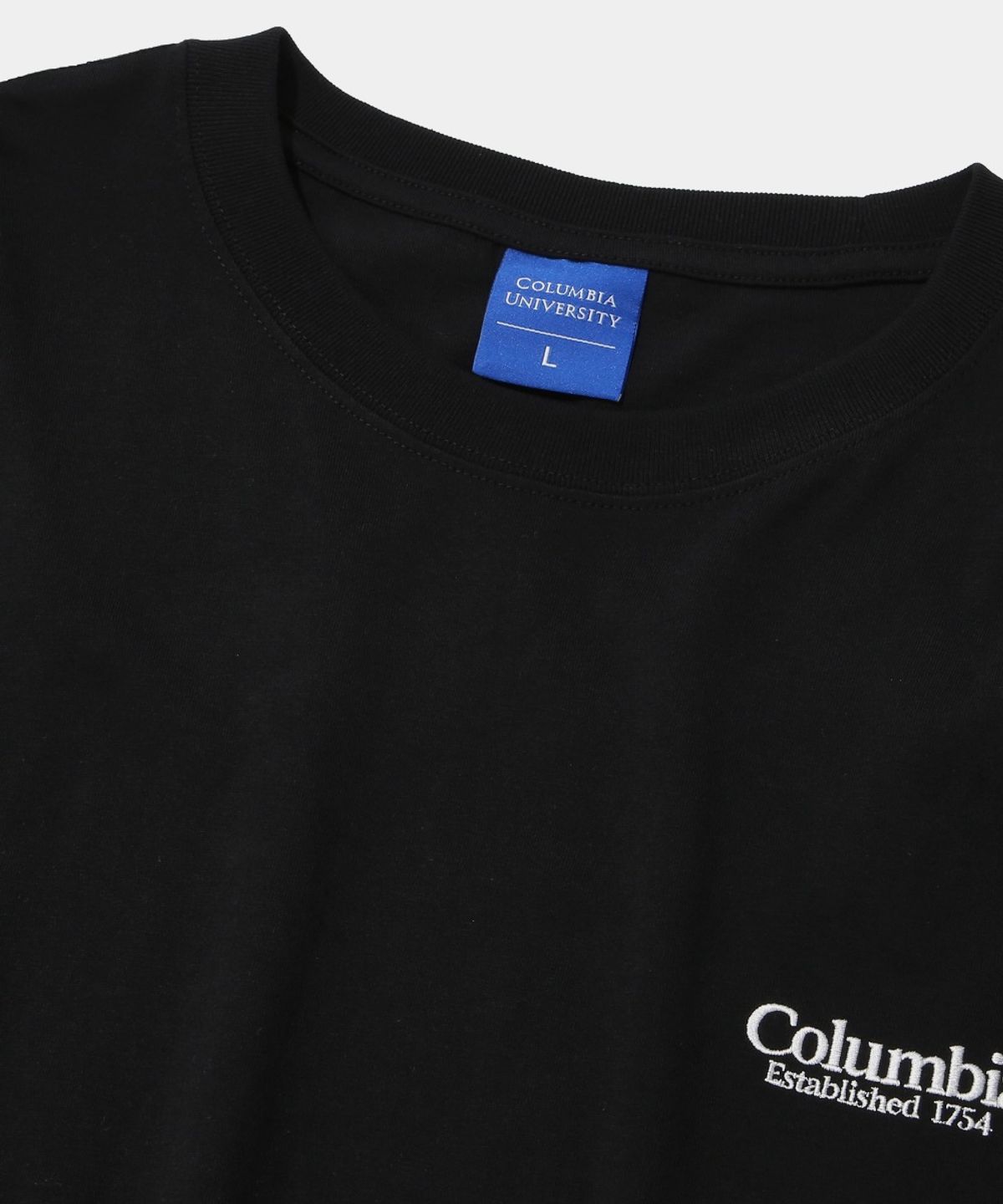 컬럼비아 유니버시티(COLUMBIA UNIVERSITY) NYC EMB L/S T-SHIRT_BLACK