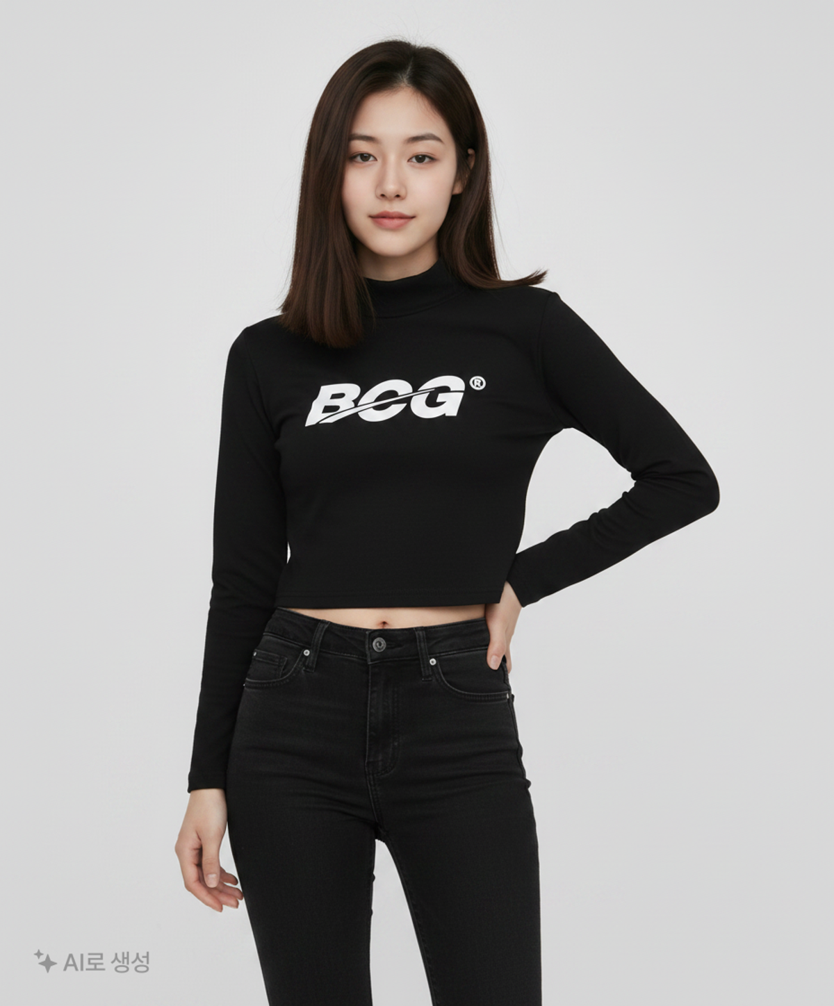 비씨지(BCG) 긴소매 티셔츠 S