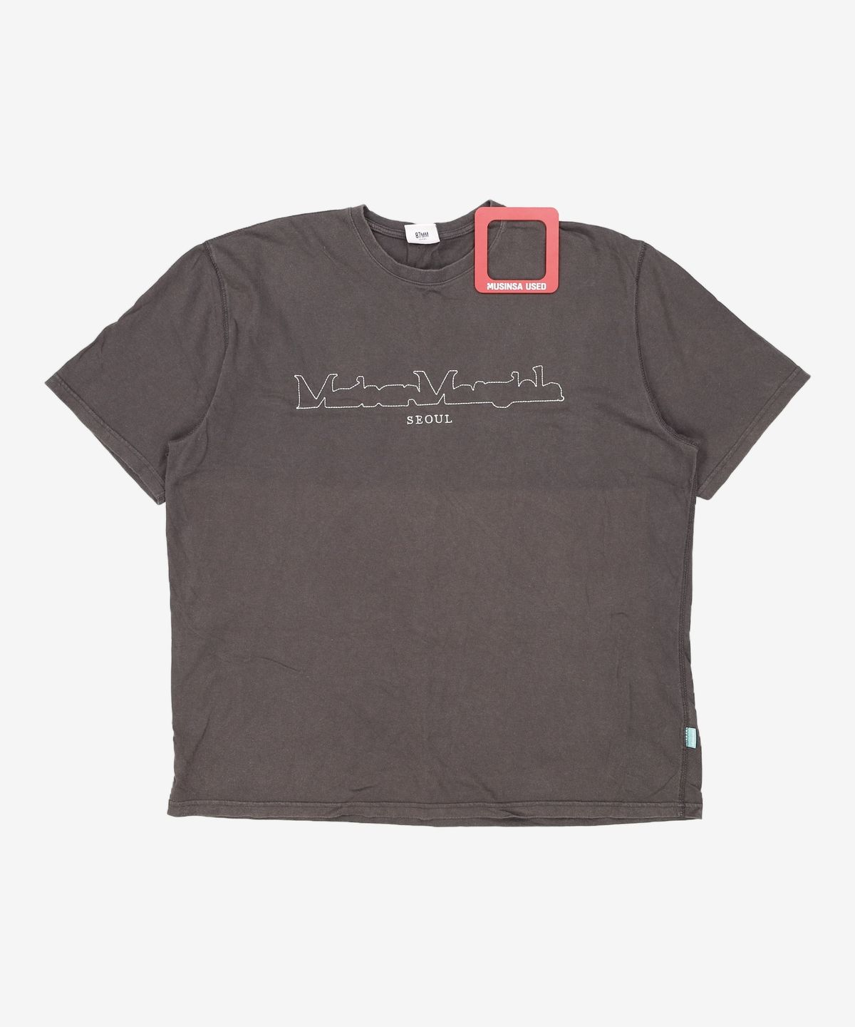 엠엠엘지(MMLG) [Mmlg] MAISON EMBROIDERY HF-T (CHARCOAL BLACK) L