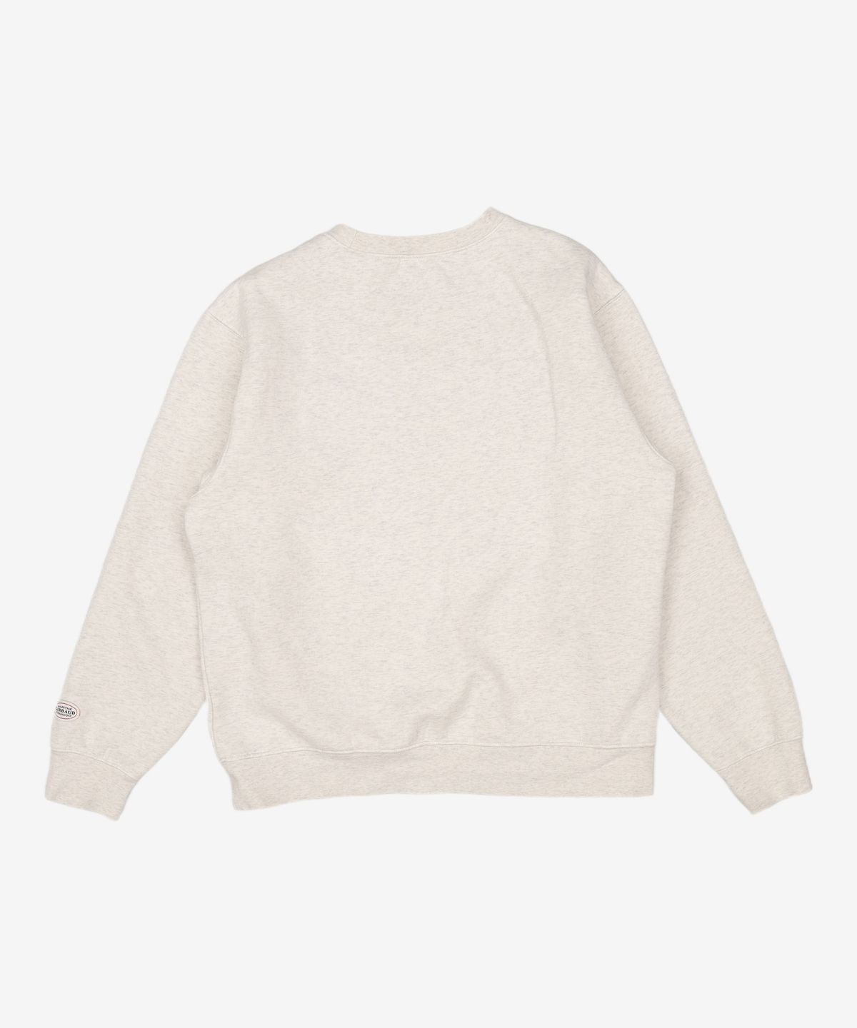 마리떼 프랑소와 저버(MARITHÉ + FRANҪOIS GIRBAUD) CLASSIC LOGO EMBROIDERY SWEATSHIRT BRUSHED oatmeal M