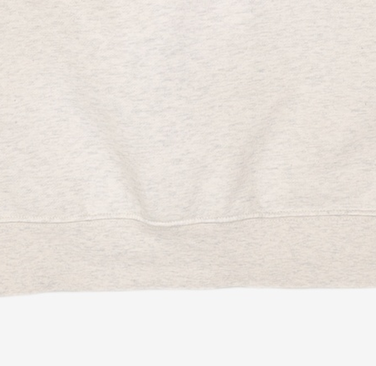 마리떼 프랑소와 저버(MARITHÉ + FRANҪOIS GIRBAUD) CLASSIC LOGO EMBROIDERY SWEATSHIRT BRUSHED oatmeal M