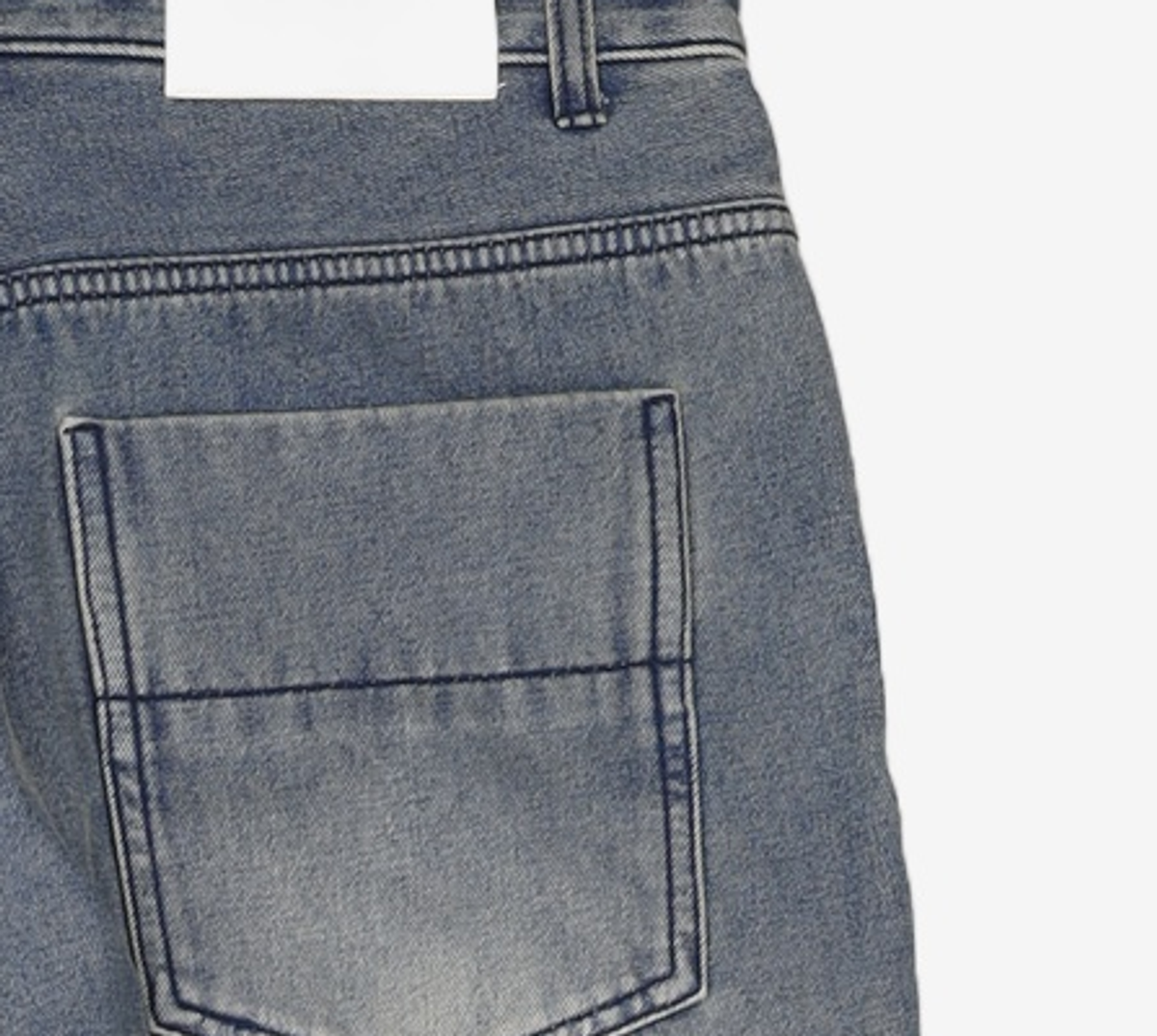 데케트(DECET) Mid Rise Wide Jeans DCPT027CrinkleBlue 34
