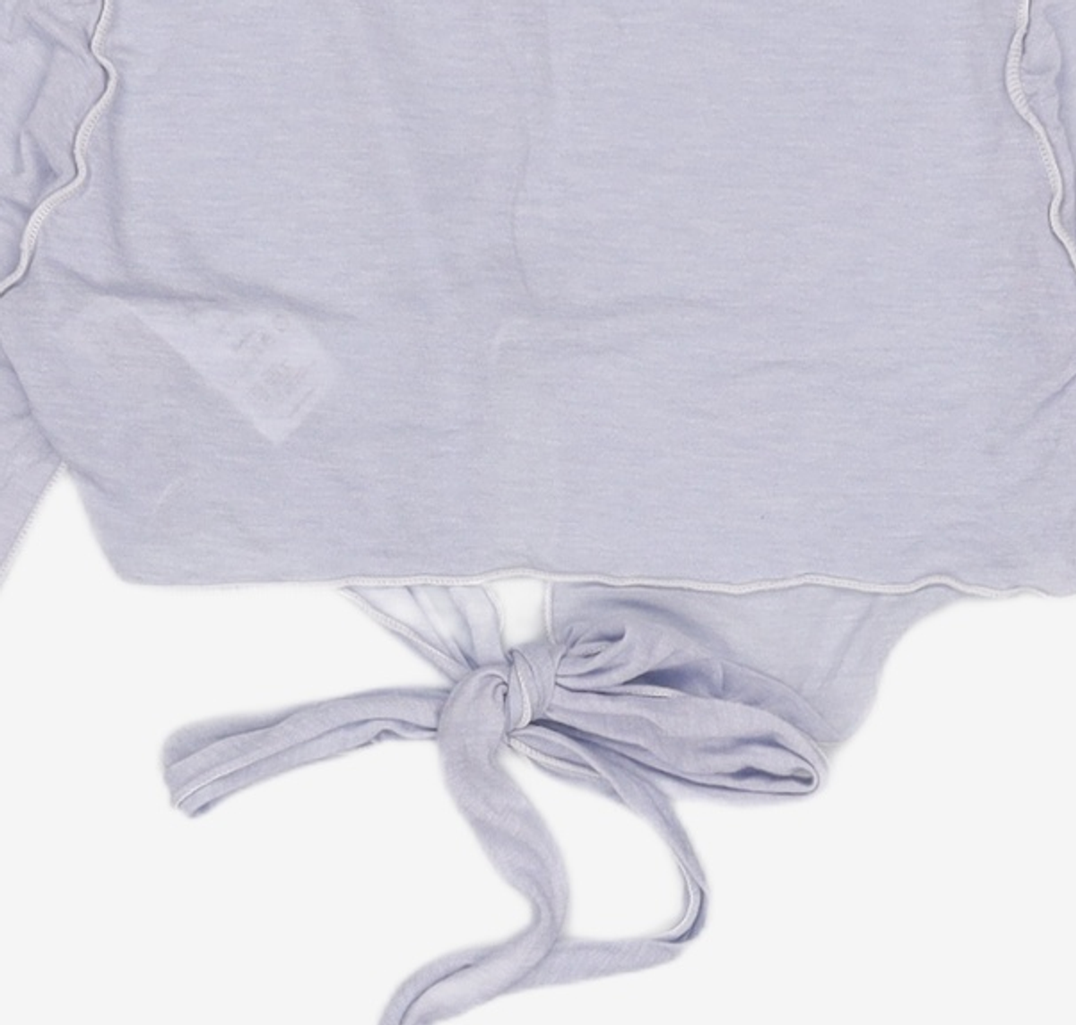 뚜오미오(TUOMIO) SHEER TWISTED TOP [BLUE] S