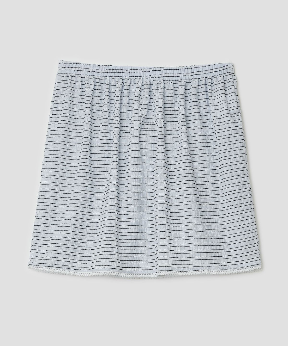 타입서비스(TYPESERVICE) Layered Lace Skirt [Blue]