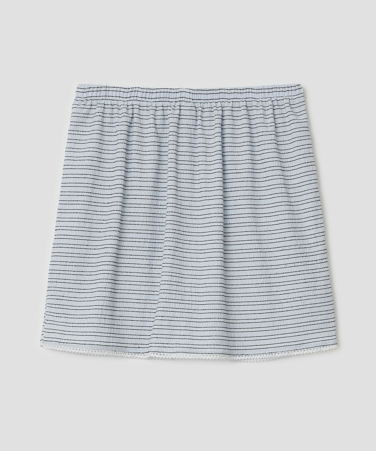 타입서비스(TYPESERVICE) Layered Lace Skirt [Blue]