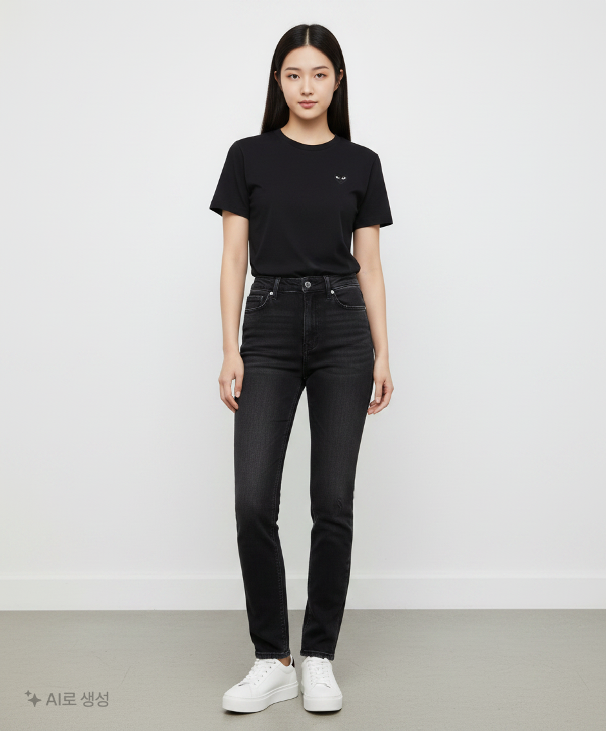 꼼데가르송 플레이(COMME DES GARCONS PLAY) 반소매 티셔츠 XS