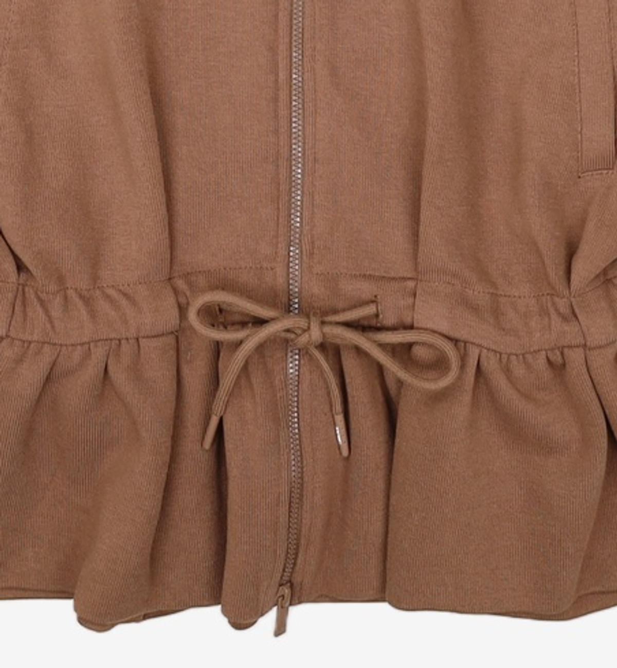 그로브(GROVE) EVERLY HOODIE ZIP-UP (BROWN) FREE