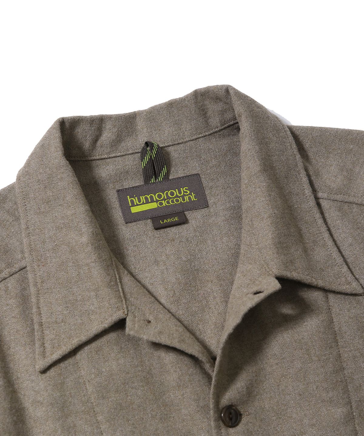 휴머러스 어카운트(HUMOROUS ACCOUNT) REST WORK SHIRT / HEATHER BEIGE