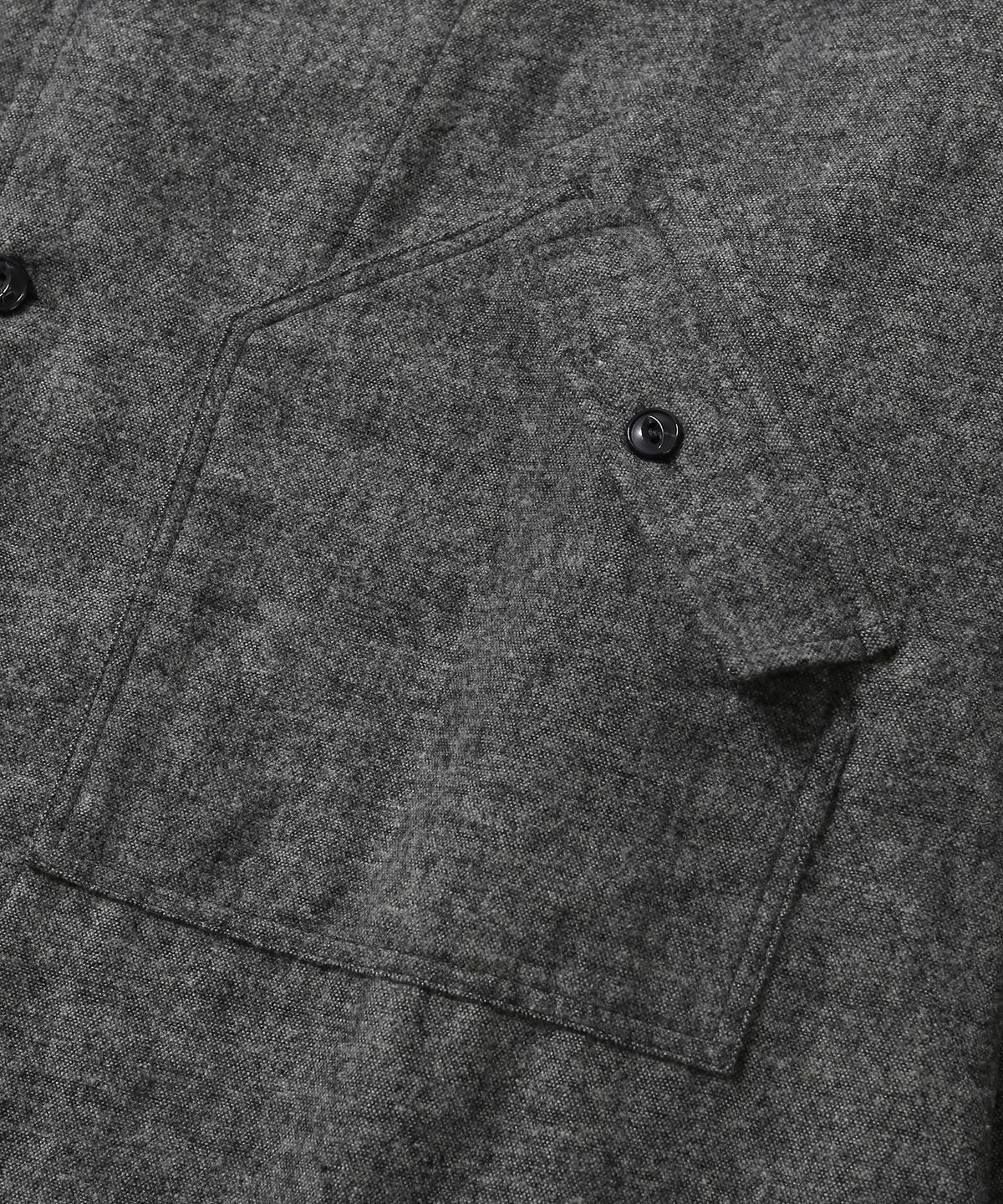 휴머러스 어카운트(HUMOROUS ACCOUNT) REST WORK SHIRT / HEATHER BLACK