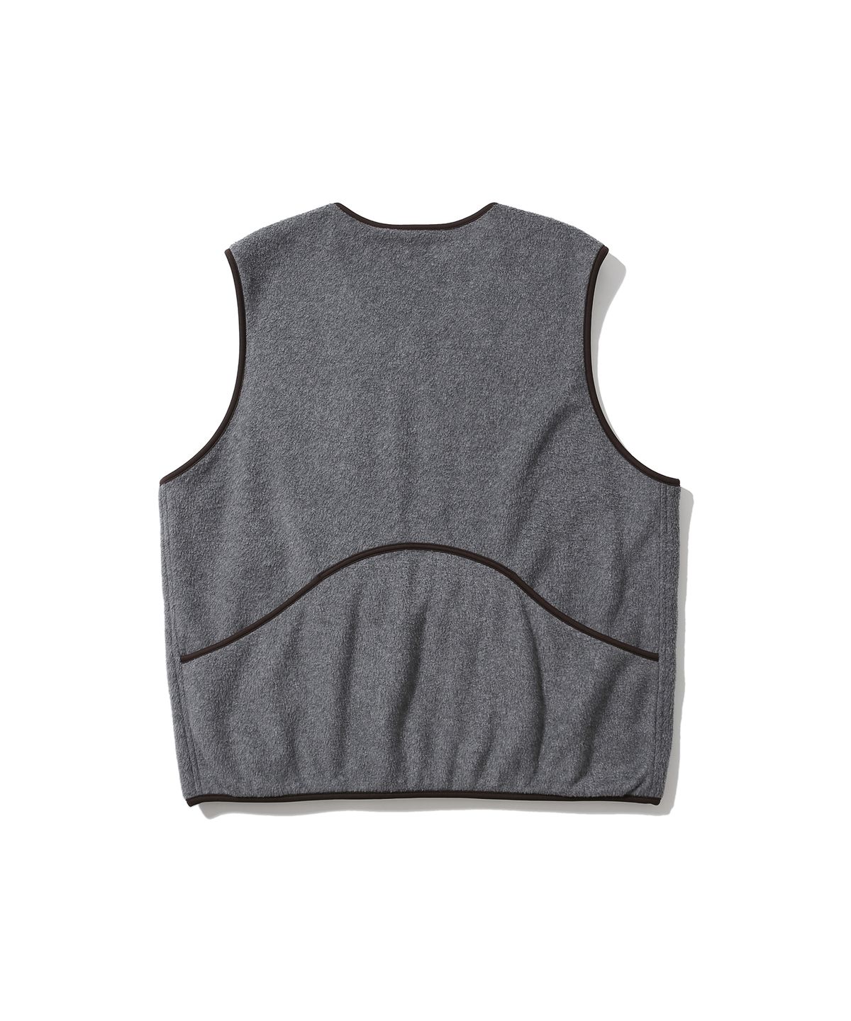 휴머러스 어카운트(HUMOROUS ACCOUNT) WAVE PK FLEECE VEST / MELANGE DARK GRAY