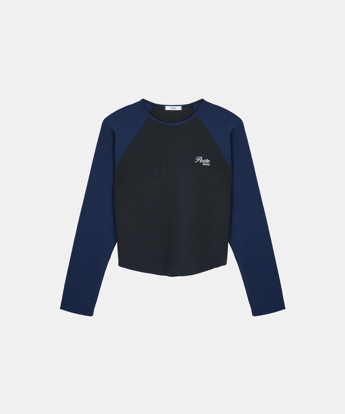 포에트서울(POETSEOUL) BLOCK RAGLAN T-SHIRT_navy