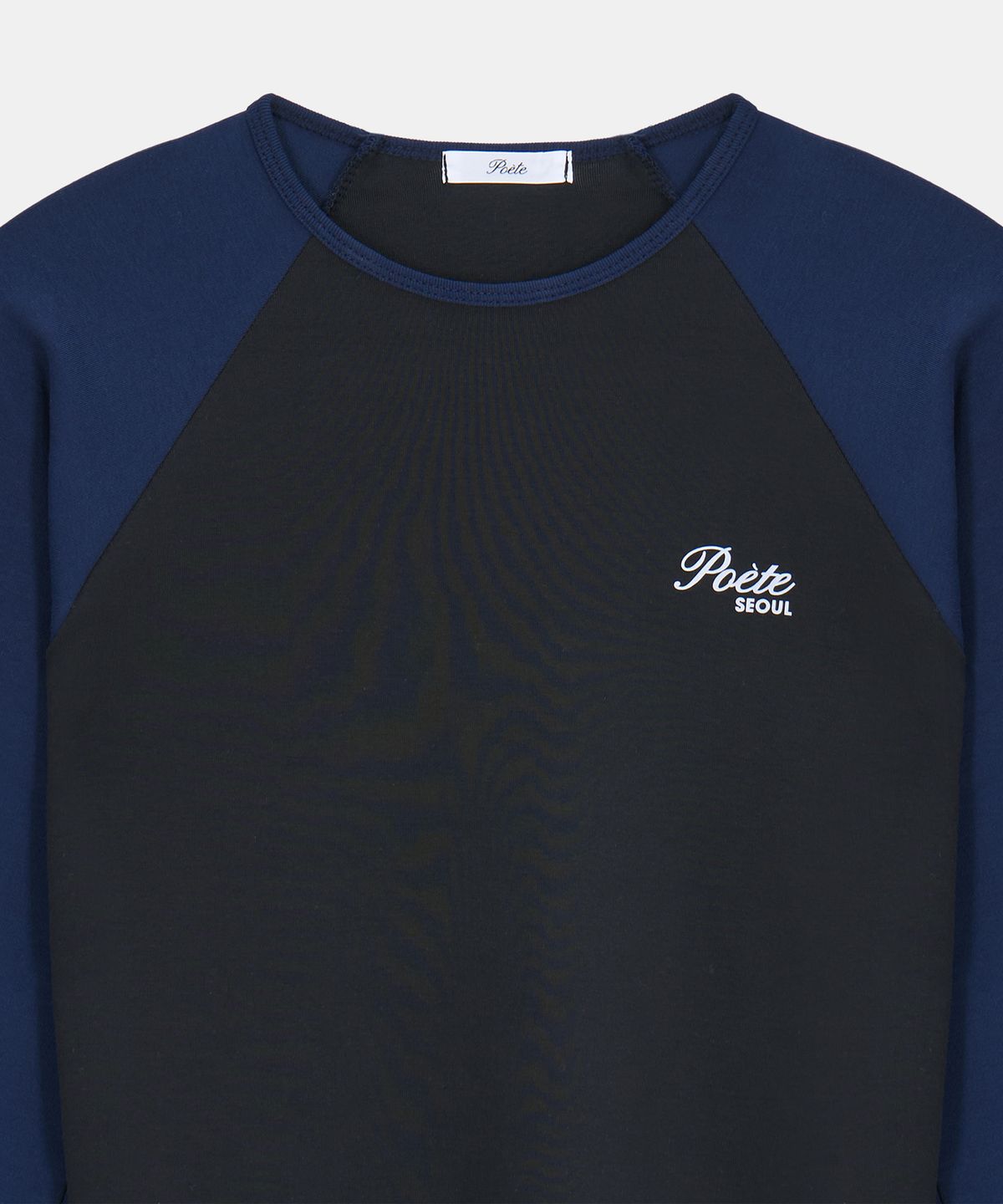포에트서울(POETSEOUL) BLOCK RAGLAN T-SHIRT_navy