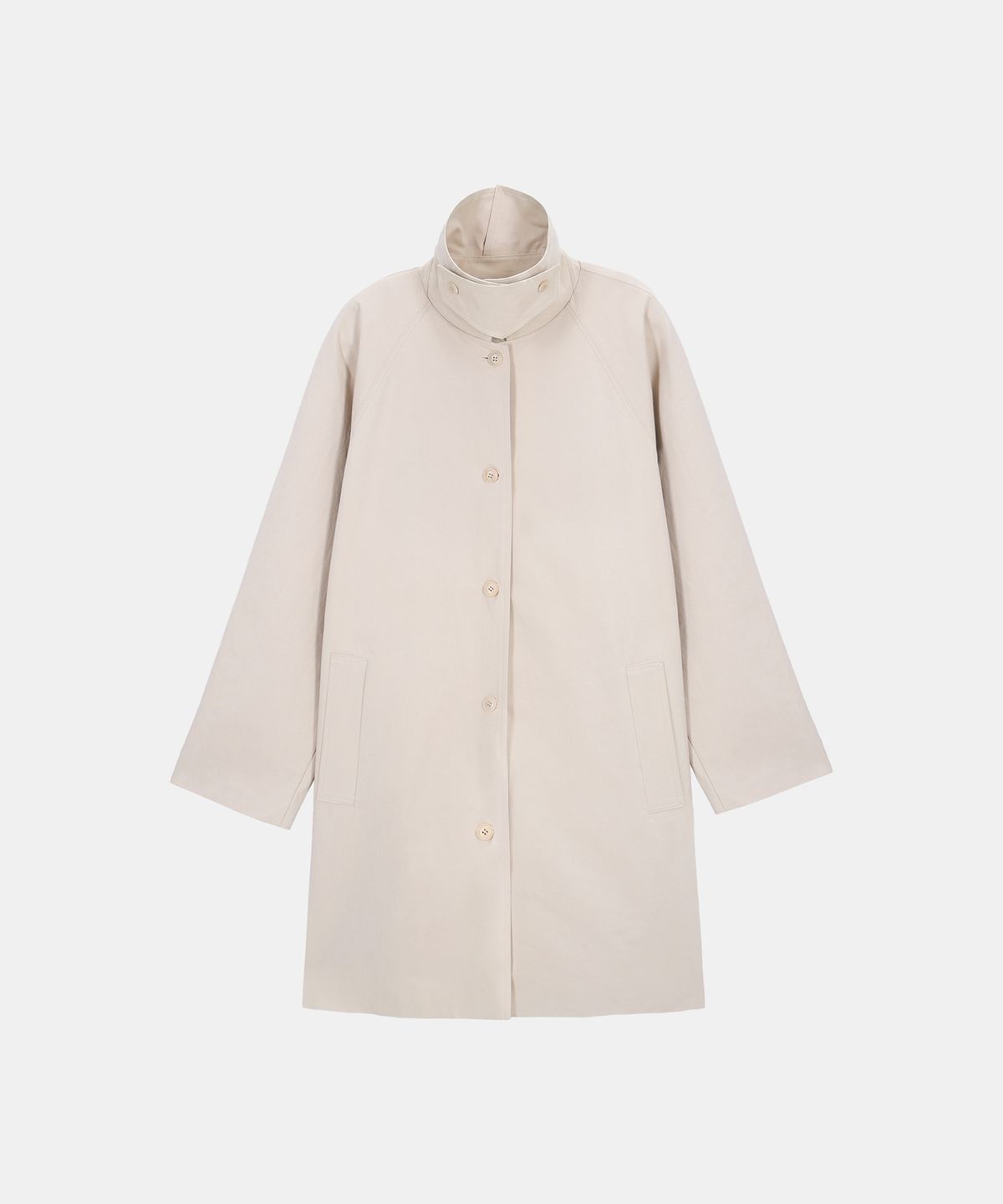 포에트서울(POETSEOUL) FOLD HALF TRENCH_beige