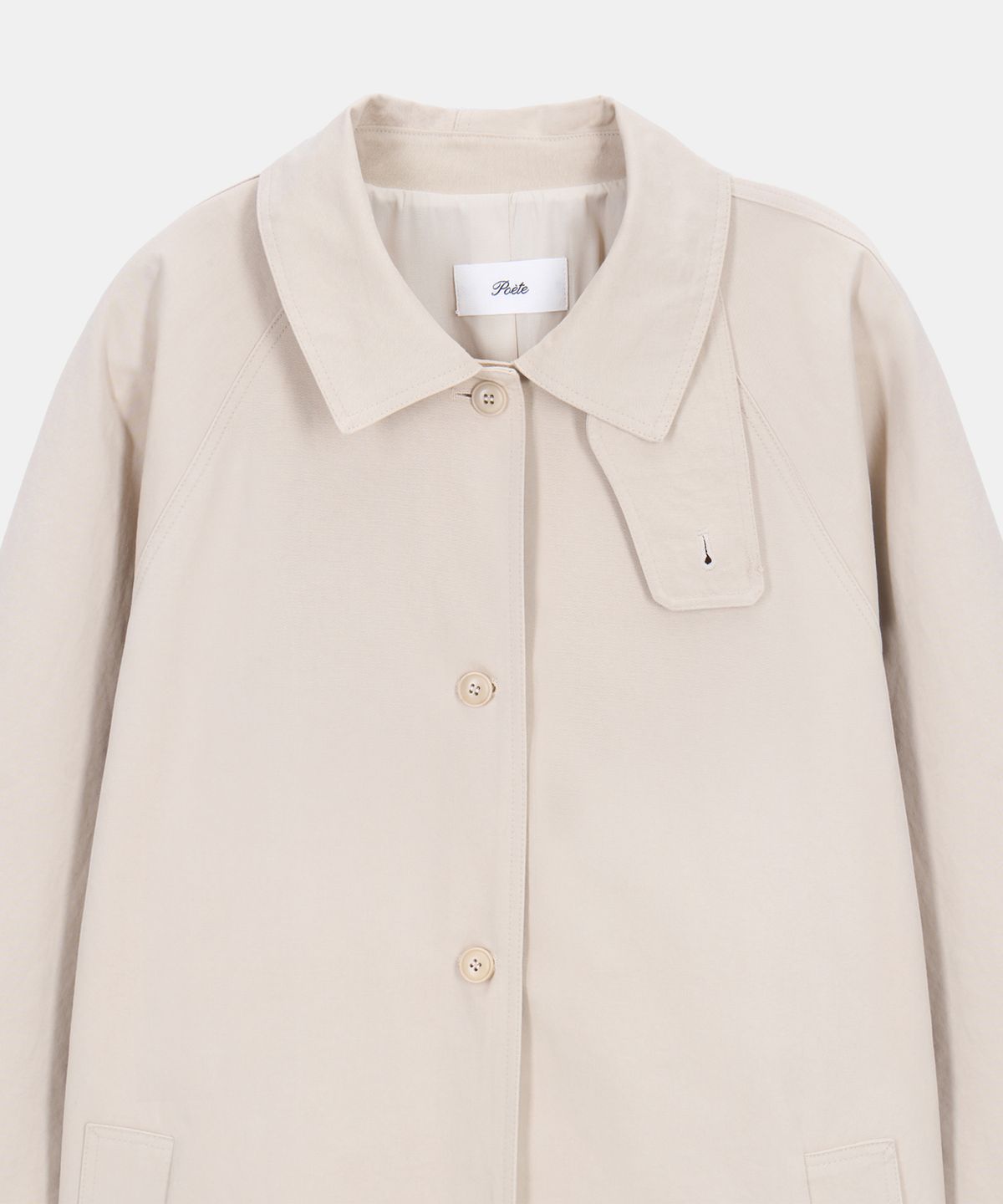 포에트서울(POETSEOUL) FOLD HALF TRENCH_beige