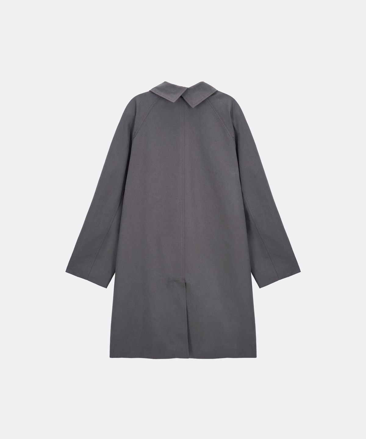포에트서울(POETSEOUL) FOLD HALF TRENCH_dark grey