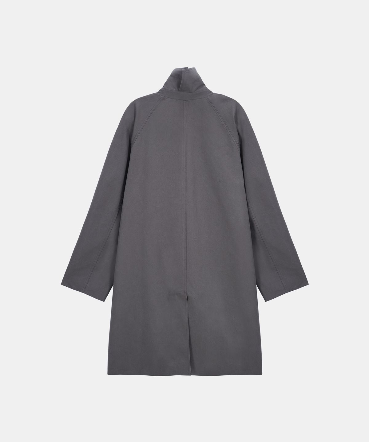 포에트서울(POETSEOUL) FOLD HALF TRENCH_dark grey