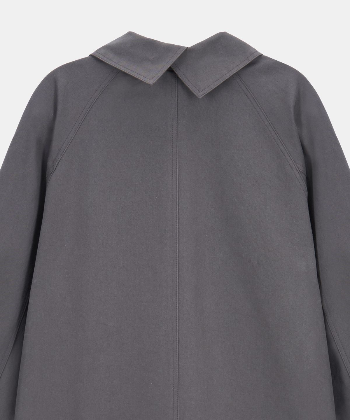 포에트서울(POETSEOUL) FOLD HALF TRENCH_dark grey