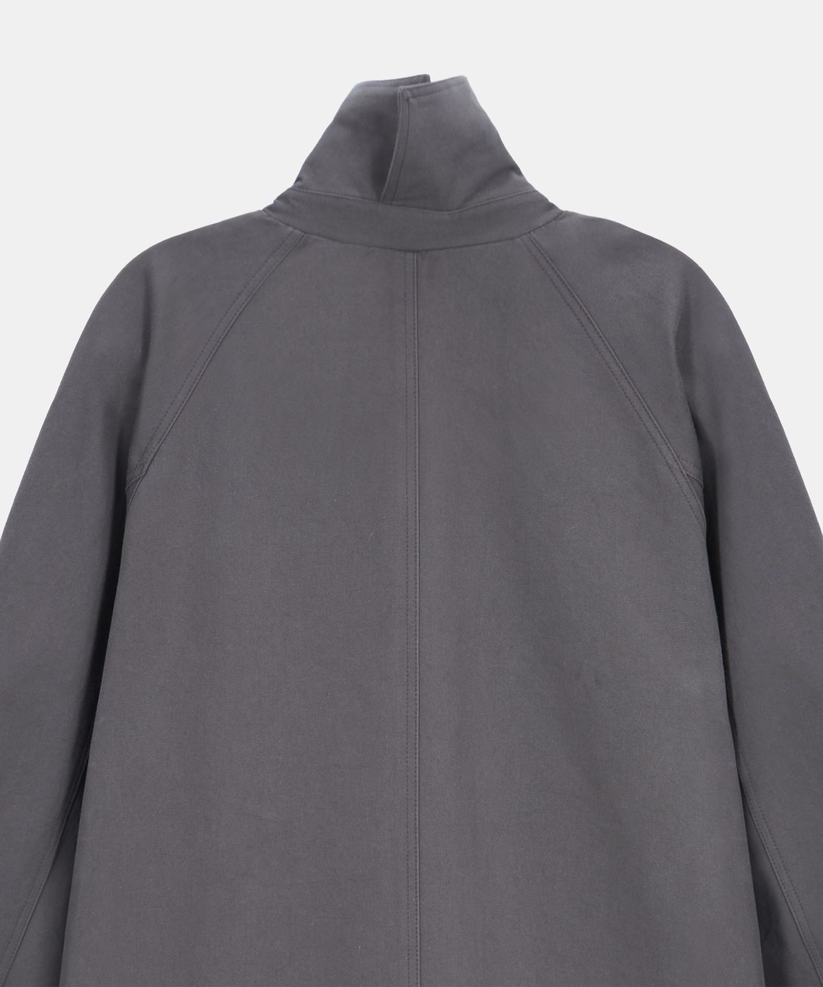 포에트서울(POETSEOUL) FOLD HALF TRENCH_dark grey