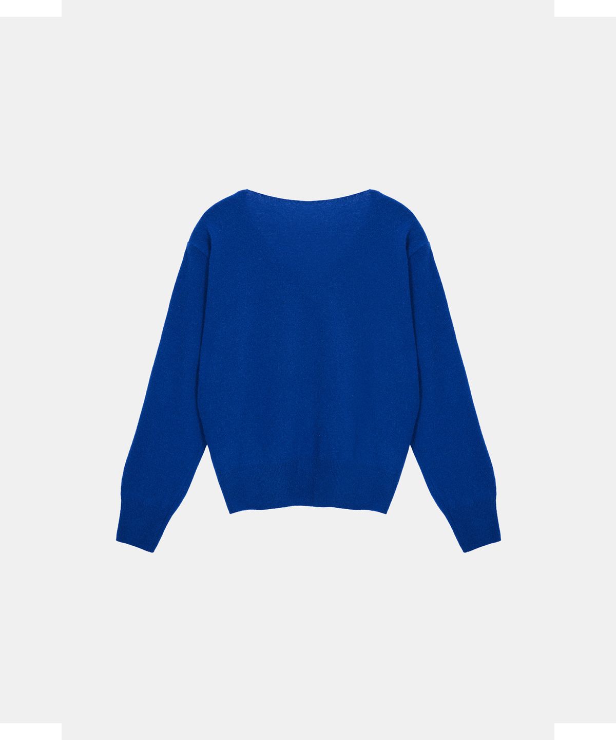 포에트서울(POETSEOUL) SIGN V-NECK KNIT_cobalt