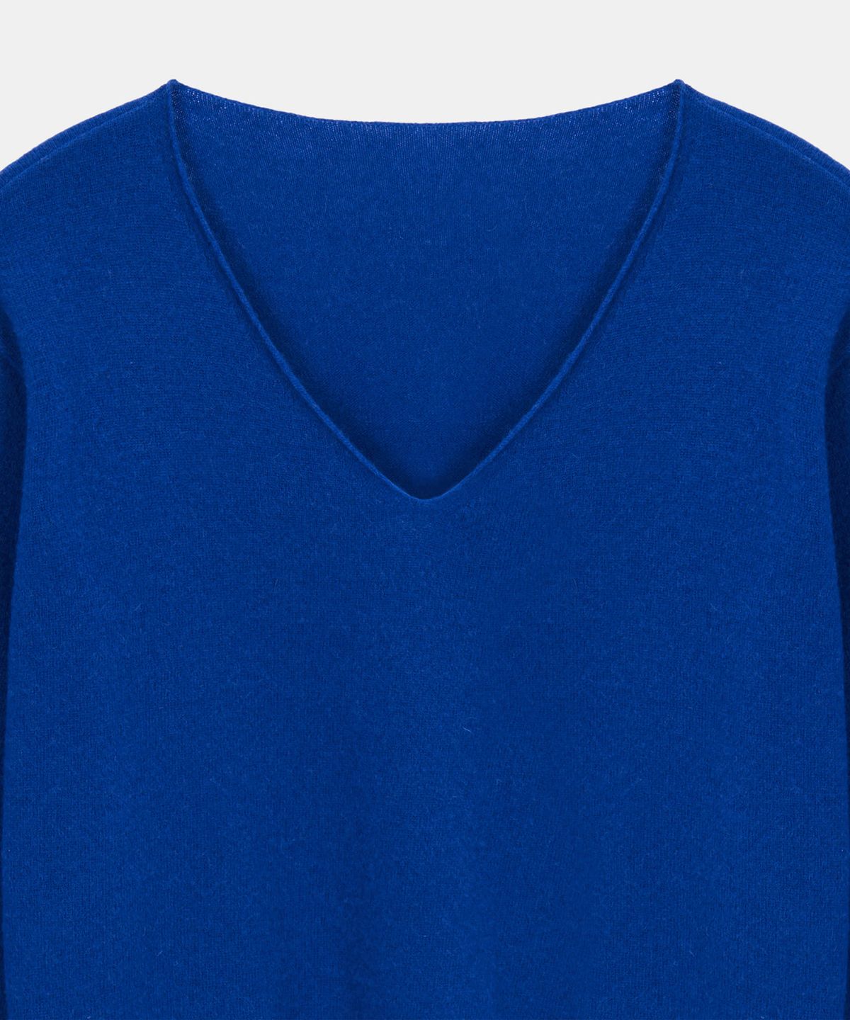 포에트서울(POETSEOUL) SIGN V-NECK KNIT_cobalt