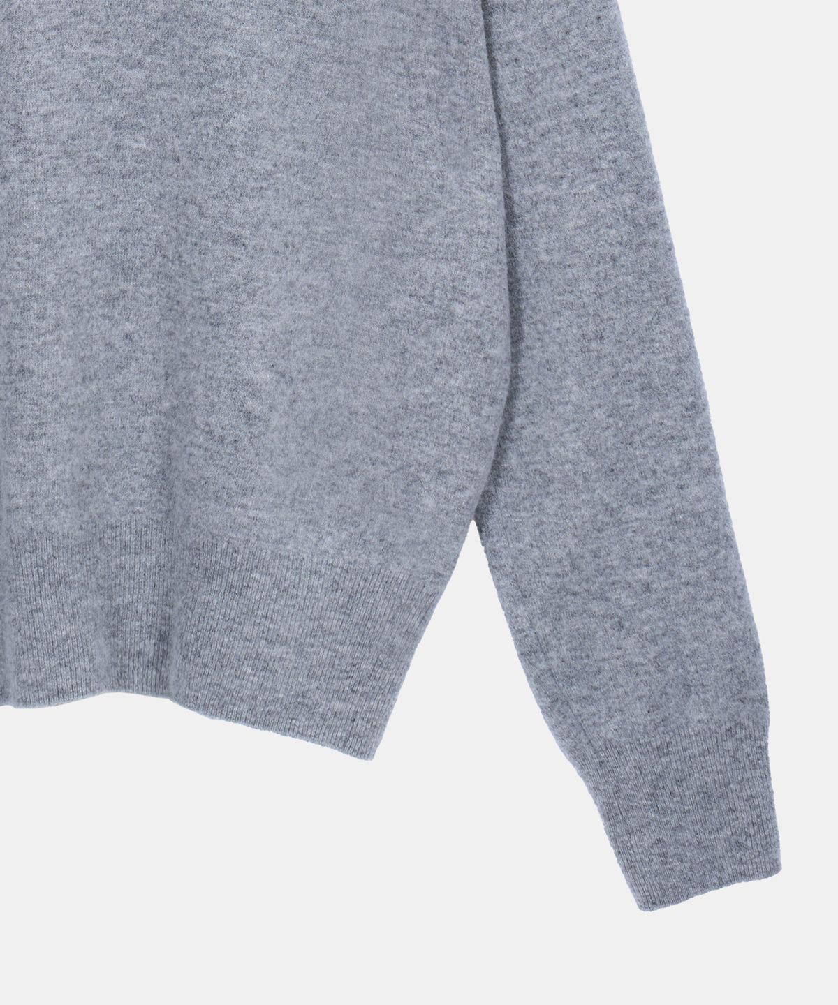 포에트서울(POETSEOUL) SIGN V-NECK KNIT_melange gray