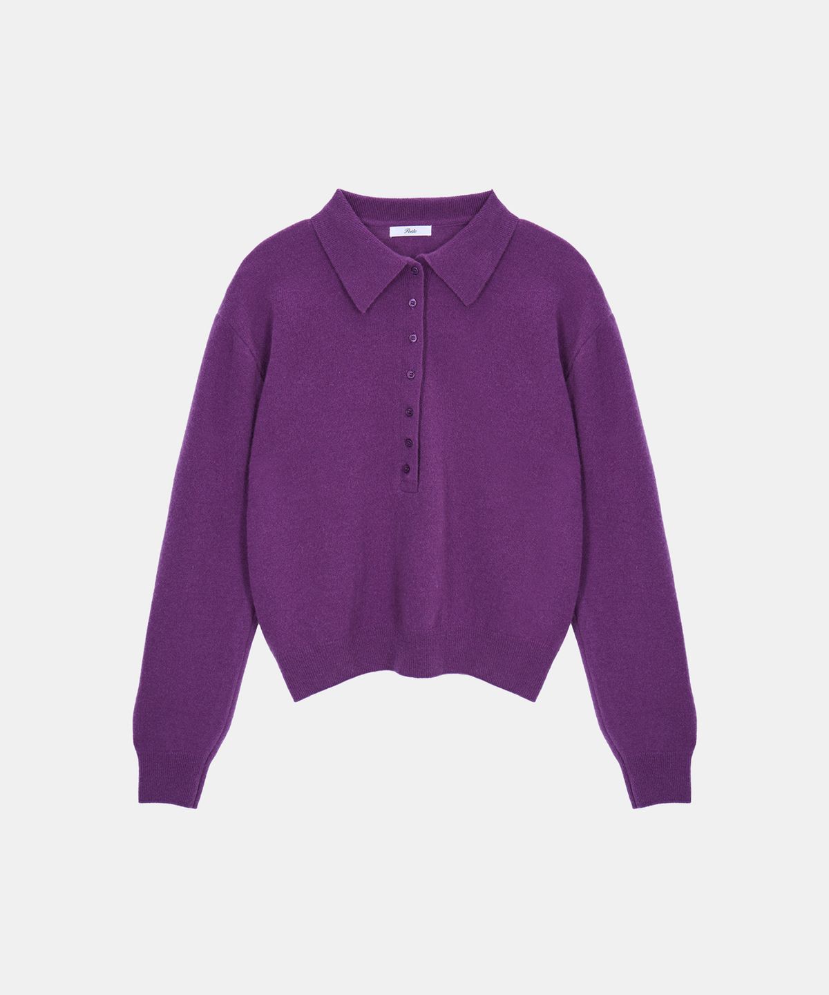 포에트서울(POETSEOUL) TINT COLLAR KNIT_purple