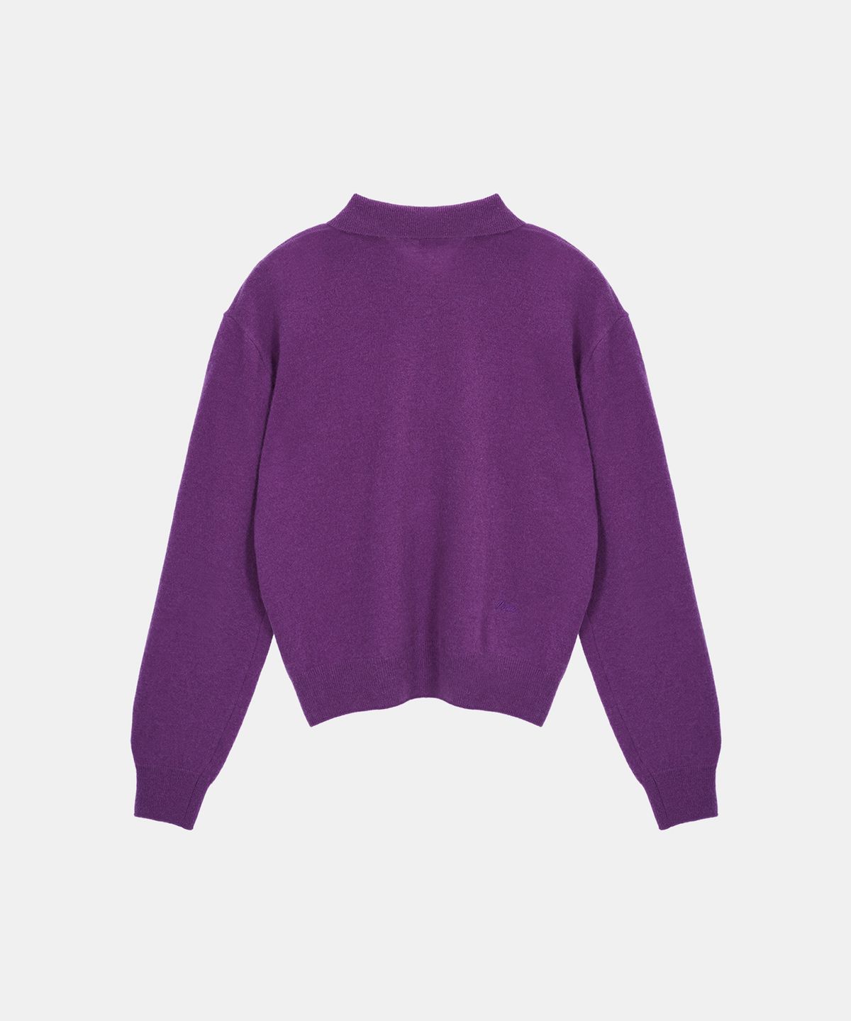 포에트서울(POETSEOUL) TINT COLLAR KNIT_purple