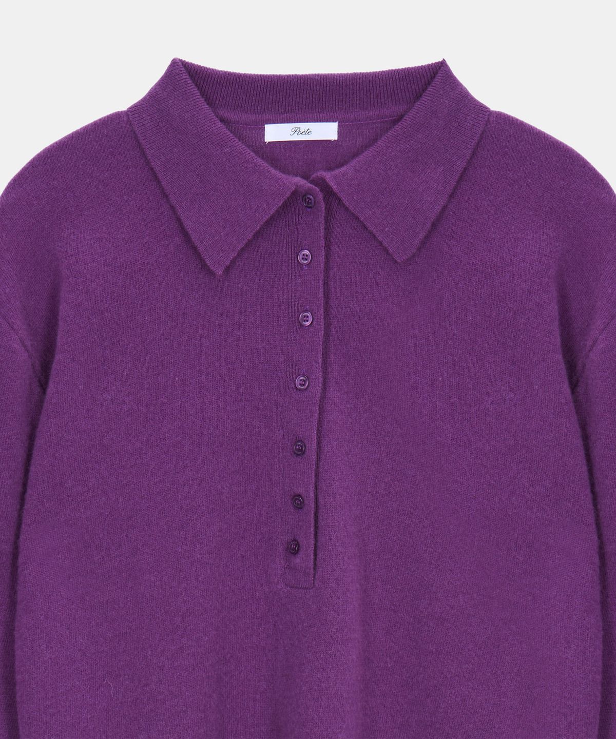 포에트서울(POETSEOUL) TINT COLLAR KNIT_purple