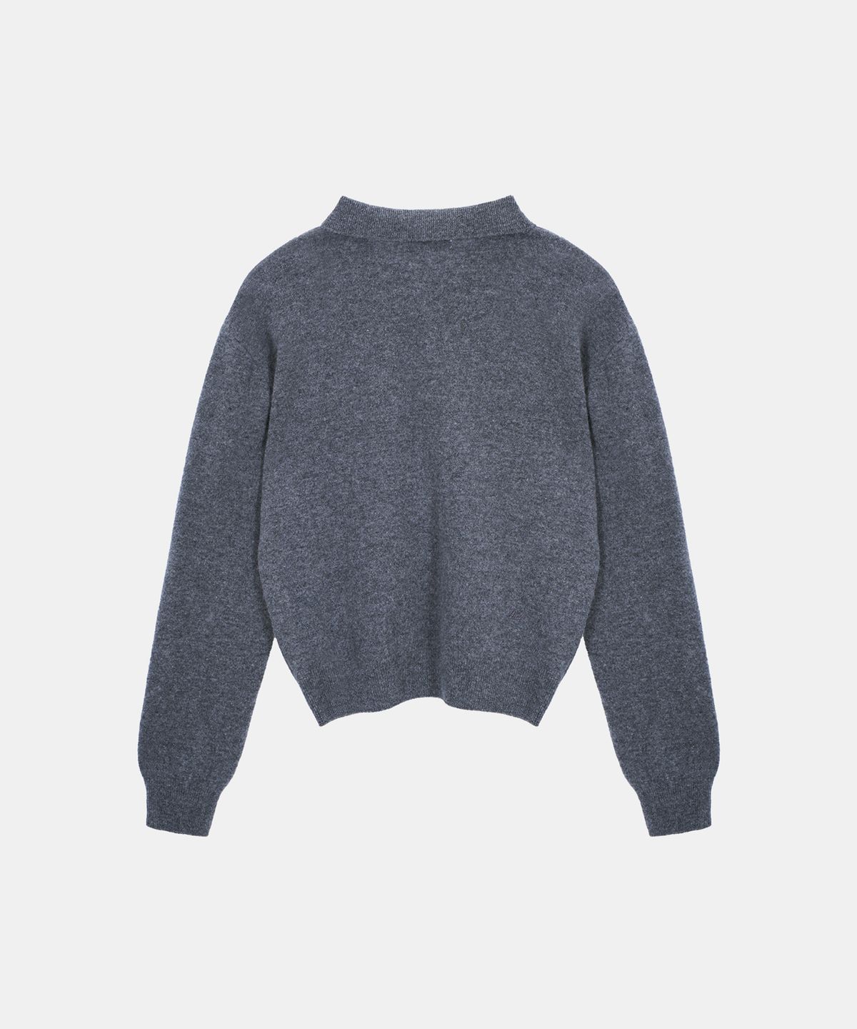 포에트서울(POETSEOUL) TINT COLLAR KNIT_merange gray
