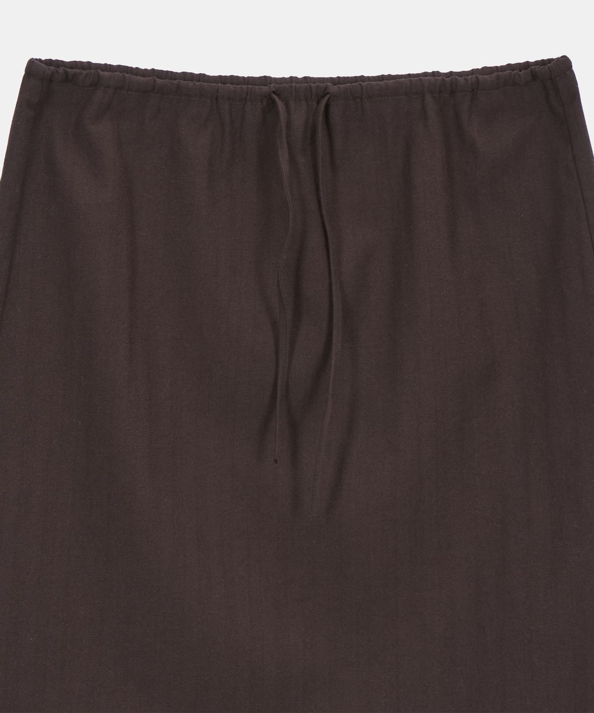 포에트서울(POETSEOUL) HERRINGBONE VEIL SKIRT_brown