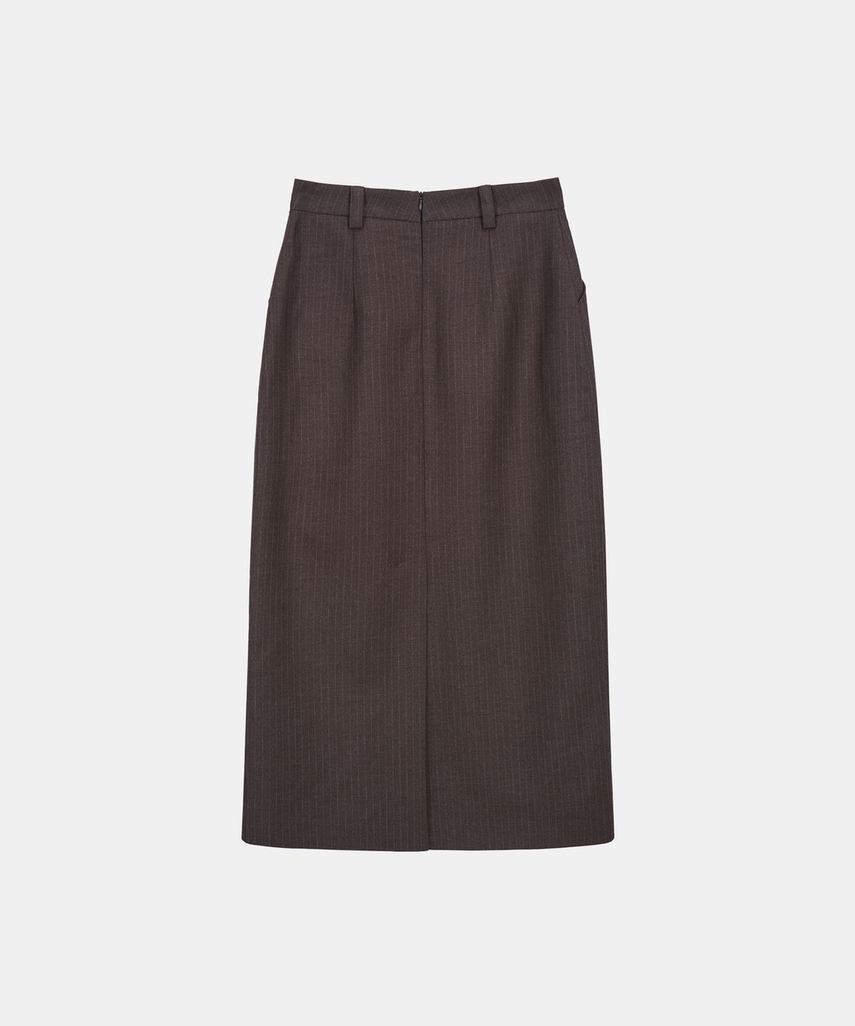 포에트서울(POETSEOUL) POETE LOGO MAXI SKIRT_brown